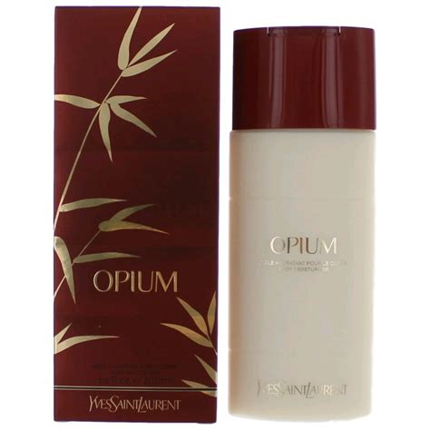 opium moisturizer.